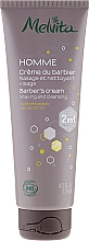 2in1 Reinigende Rasiercreme - Melvita Homme Shaving & Cleansing Cream 2in1 — Bild N1