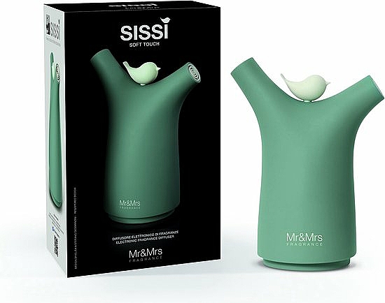 Elektronischer Ultraschall-Aroma-Diffusor grün - Mr&Mrs Sissi Soft Touch Salvia — Bild N2