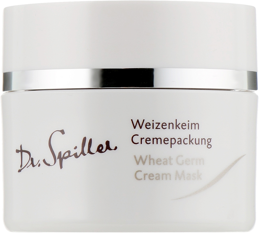 Nährende Gesichtscreme-Maske mit Weizenkeimöl - Dr. Spiller Wheat Germ Cream Mask — Bild N1