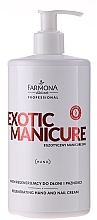 Düfte, Parfümerie und Kosmetik Regenerierende Hand- und Nagelcreme für trockene und raue Haut - Farmona Exotic Manicure SPA