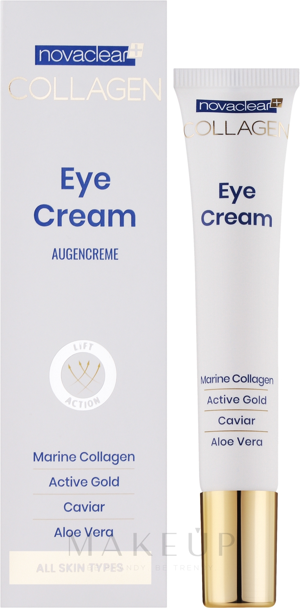 Augenkonturcreme mit Kollagen - Novaclear Collagen Eye Cream — Bild 15 ml