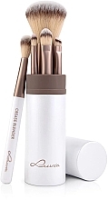 Make-up Pinselset 5-tlg. - Luvia Cosmetics Macchiato Travel Brush Set — Bild N1