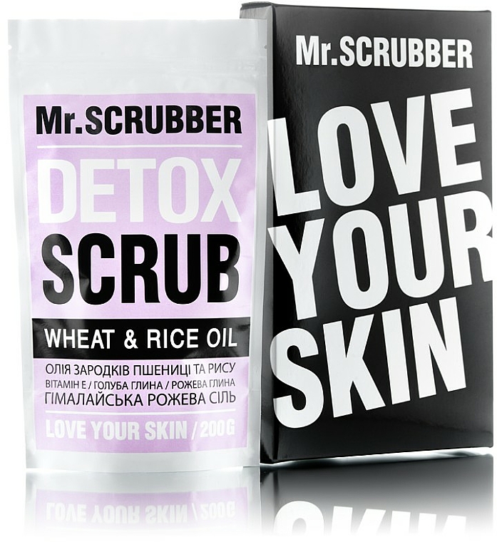 Detox-Körperpeeling mit Reis - Mr.Scrubber Detox Scrub Wheat & Rice Oil — Bild N1