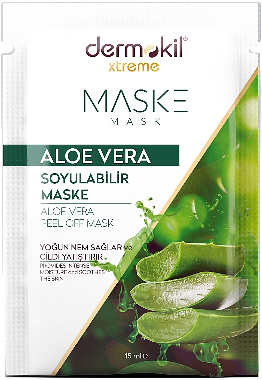 Peel-Off-Maske für das Gesicht - Dermokil Aloe Vera Peel Off Mask — Bild N1