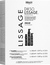 Düfte, Parfümerie und Kosmetik Haarpflegeset - Dikson Dikso Lissage Lissactive Mini Kit (shm/100ml + h/cr/250ml + h/mask/100ml)
