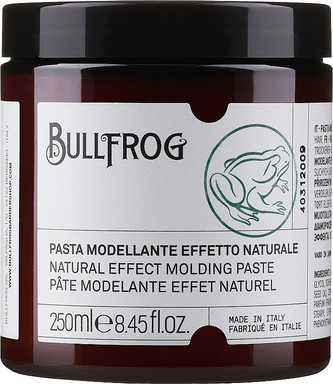 Haarpaste - Bullfrog Natural Effect Molding Paste  — Bild N1