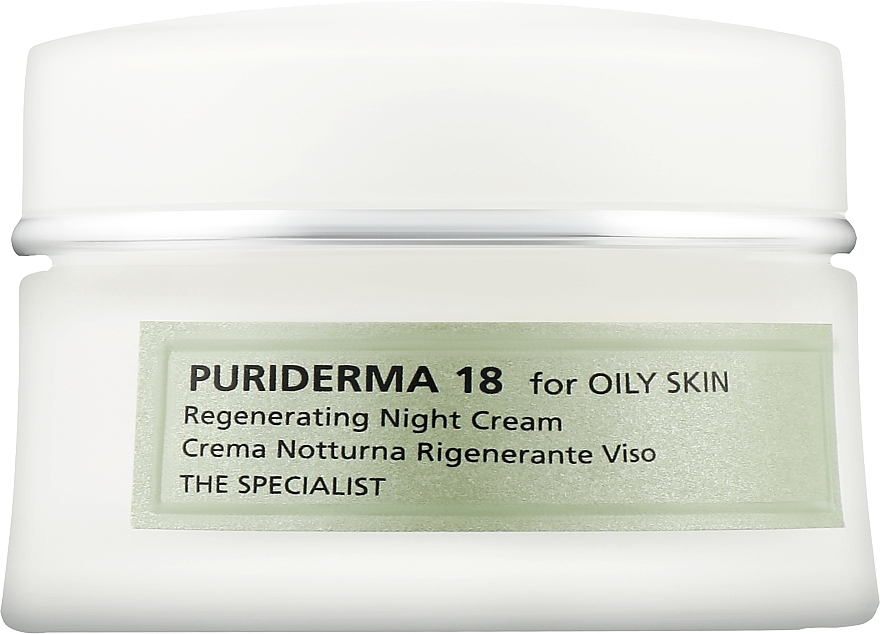 Nachtcreme für Problemhaut gegen Akne - Beauty Spa The Specialist Puriderma 18 For Oily Skin — Bild N1