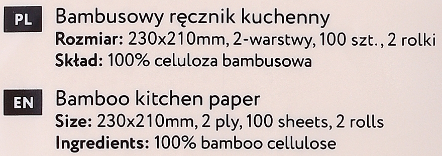Handtücher aus Bambus - Zuzii Bamboo Kitchen Paper — Bild N2