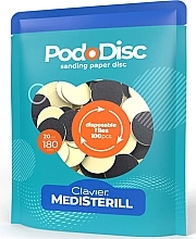 Düfte, Parfümerie und Kosmetik Ersatzscheiben für Pediküre-Disk M 180/20 mm - Clavier Medisterill PodoDisc