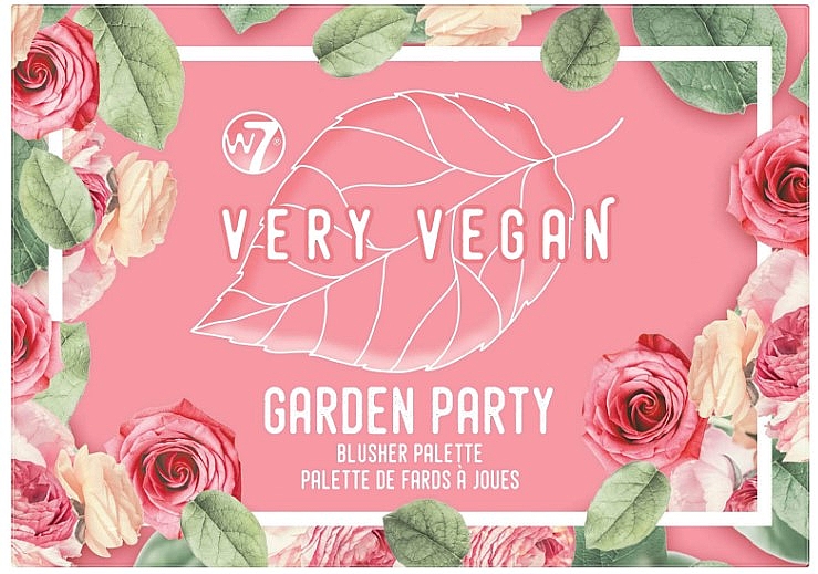 Rouge-Palette für das Gesicht - W7 Very Vegan Garden Party Blush Palette — Bild N2