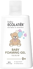 Düfte, Parfümerie und Kosmetik Schäumendes Reinigungsgel für Babys mit Salbei- und Malvenextrakt - Ecolatier Baby Foaming Gel Tip To Toe