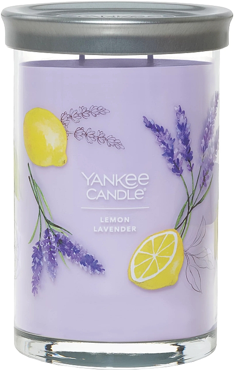 Duftkerze mit Ständer Zitrone und Lavendel mit 2 Dochten - Yankee Candle Lemon Lavender Tumbler — Bild N1