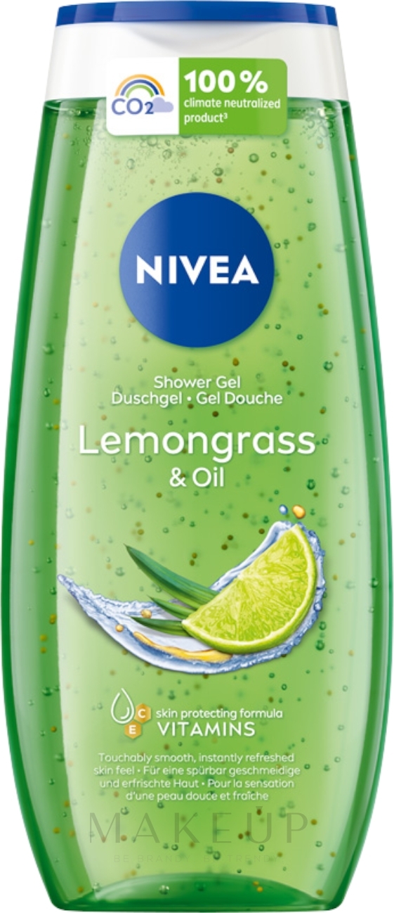Duschgel "Lemongrass & Oil" - NIVEA Bath Care Lemongrass And Oil — Bild 250 ml