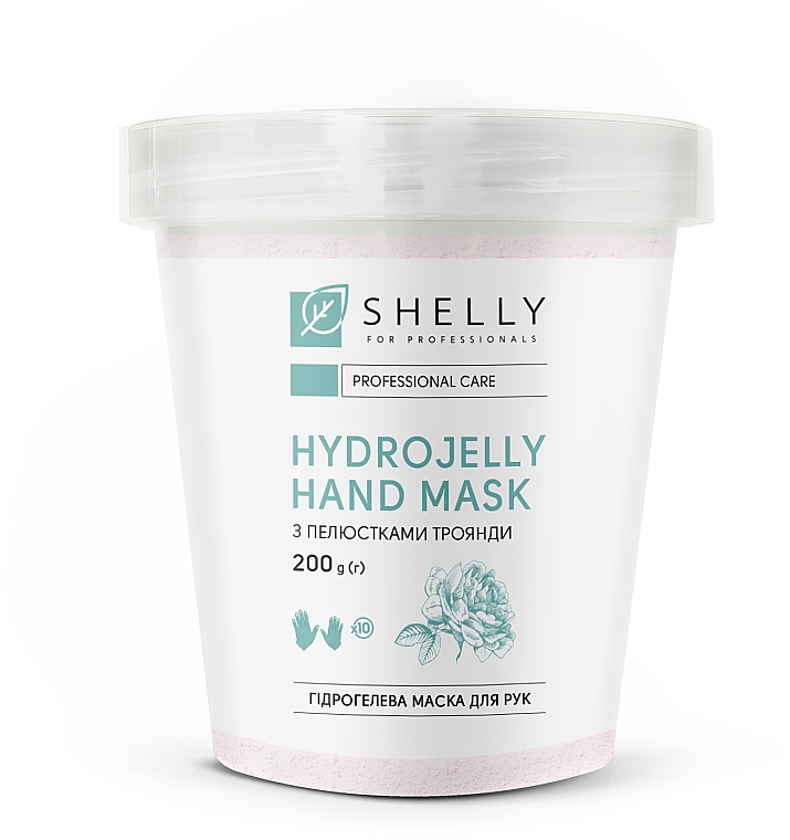 Hydrogel-Handmaske mit Rosenblättern - Shelly Professional Hydrojelly Hand Mask — Bild N1