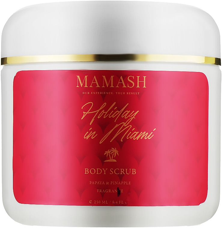 Körperpeeling mit wertvollen Ölen - Mamash Holiday In Miami Body Scrub — Bild N1