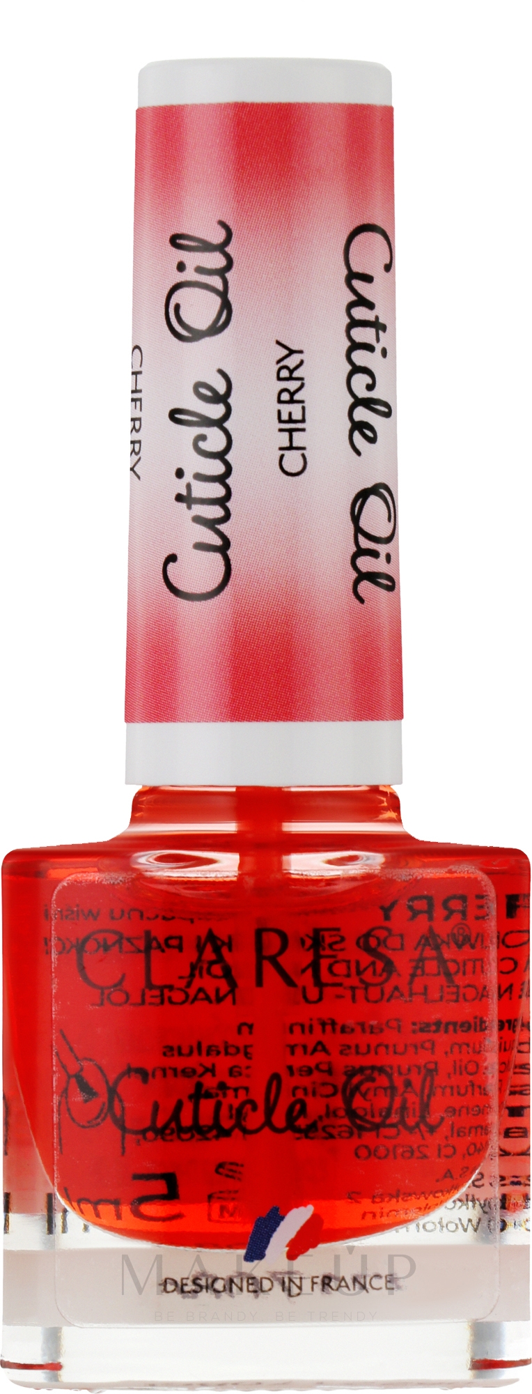 Nagelhautöl Kirsche - Claresa Cherry Cuticle Oil — Bild 5 ml