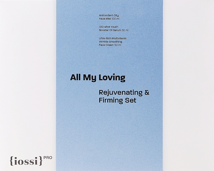 Set - Iossi All My Loving Rejuvenating & Firming Set (f/spr/100ml + f/ser/30ml + f/cr/50ml) — Bild N1