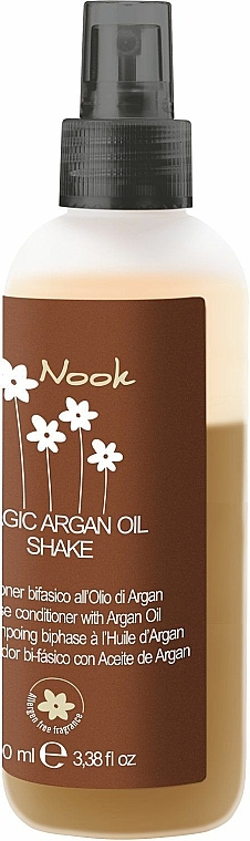 Zweiphasiger Sprühbalsam mit Arganöl - Maxima Nook Magic Shake Argan Oil PH 4.0 — Bild N1