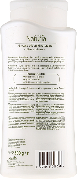 Körperbalsam mit Olivenöl für trockene Haut - Joanna Naturia Body Balm — Bild N3