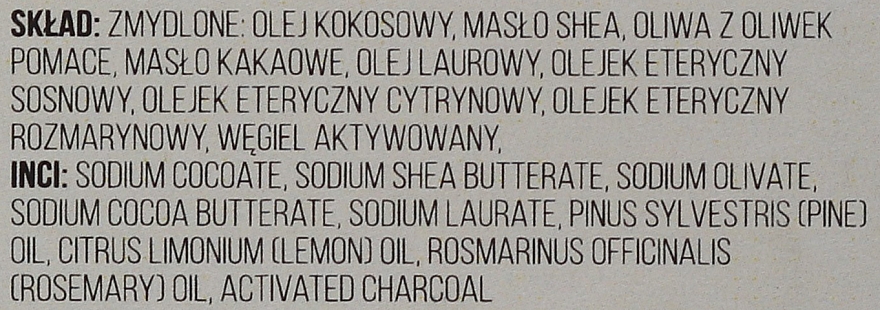 Natürliche Seife mit Aktivkohle - Cztery Szpaki Soap — Bild N2