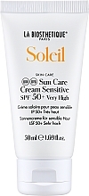 Düfte, Parfümerie und Kosmetik Sonnenschutzcreme für empfindliche Haut - La Biosthetique Soleil Sun Care Cream Sensitive SPF 50+