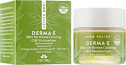 Feuchtigkeitscreme für empfindliche Haut - Derma E Skin De-Stress Calming CBD Moisturizer — Bild N2