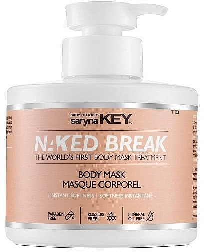 Feuchtigkeitsspendende und nährende Körpermaske  - Saryna Key Naked Break Body Mask  — Bild N1