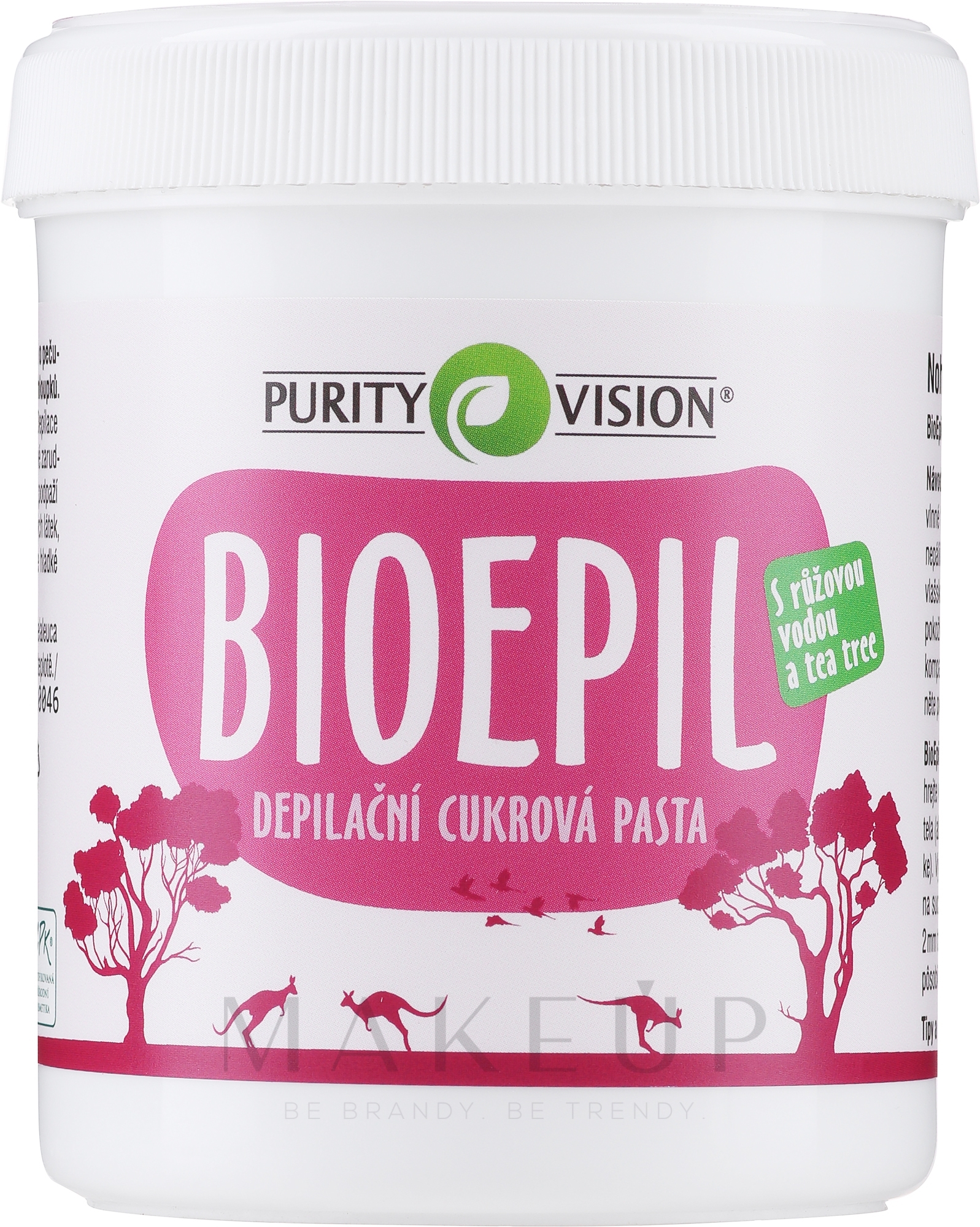 Orientalisches Zucker-Enthaarungswachs - Purity Vision BioEpil Depilatory Sugar Paste — Bild 400 g