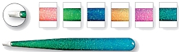 Düfte, Parfümerie und Kosmetik Pinzette schräg Epoxy Glitter 75995 blau - Top Choice