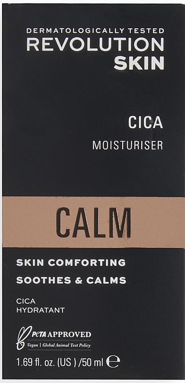 Feuchtigkeitsspendende Gesichtscreme - Revolution Skin Calm Cica Comfort Moisturiser — Bild N4