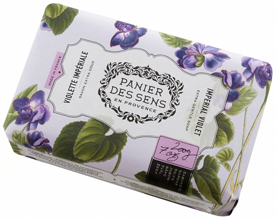 Parfümierte Körperseife - Panier Des Sens Extra Fine Natural Soap With Shea Butter Imperial Violet — Bild N1