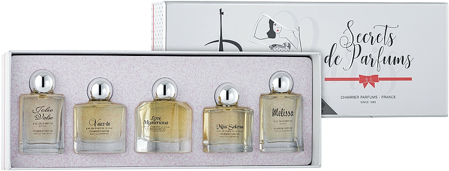 Charrier Parfums Secrets De Parfums - Duftset (Eau de Parfum 9.9ml + Eau de Parfum 10.5ml + Eau de Parfum 9.9ml + Eau de Parfum 9.9ml + Eau de Parfum 9.8ml) — Bild N1