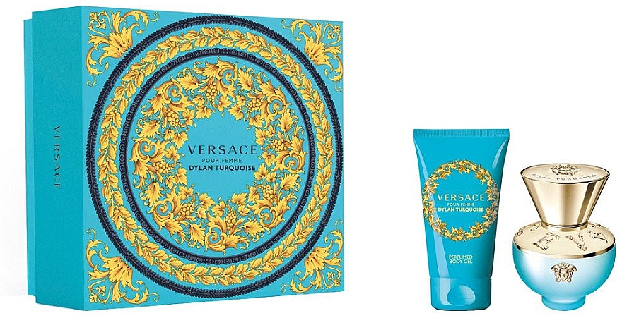 Versace Dylan Turquoise Pour Femme - Duftset (Eau de Toilette 30ml + Körpergel 50ml)  — Bild N1