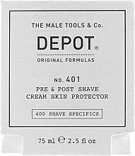Düfte, Parfümerie und Kosmetik Schutzcreme vor und nach der Rasur - Depot Shave Specifics 401 Pre & Post Cream Skin Protector