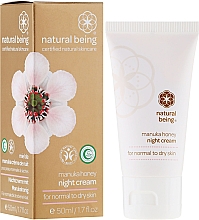 Düfte, Parfümerie und Kosmetik Nachtcreme für normale und trockene Haut mit Manuka-Honig - Natural Being Manuka Honey Night Cream