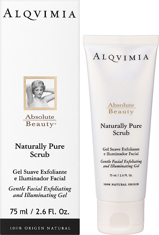 Gesichtspeeling - Alqvimia Naturally Pure Scrub Gentle Facial Exfolianting Gel — Bild N2