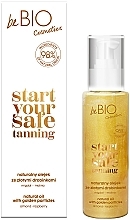 Düfte, Parfümerie und Kosmetik Natürliche pflegende Körperbutter - BeBio Start Your Safe Tanning Natural Oil With Golden Particles