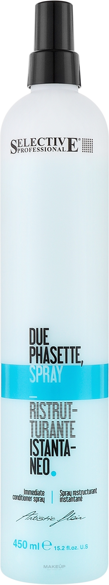 Haarspülung in Sprühform - Selective Professional Due Phasette Spray — Bild 450 ml