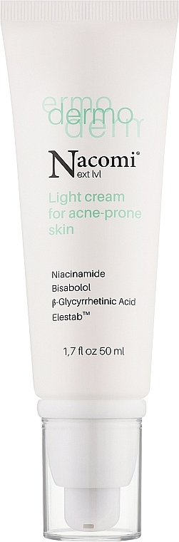 Leichte Creme für Problemhaut - Nacomi Next Level Dermo Light Cream For Acne-prone Skin — Bild N1