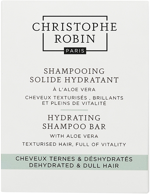 Festes Shampoo mit Aloe Vera - Christophe Robin Hydrating Shampoo Bar with Aloe Vera — Bild N2