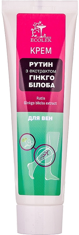 Venencreme Rutin mit Ginkgo-biloba-Extrakt - Ekolek — Bild N2