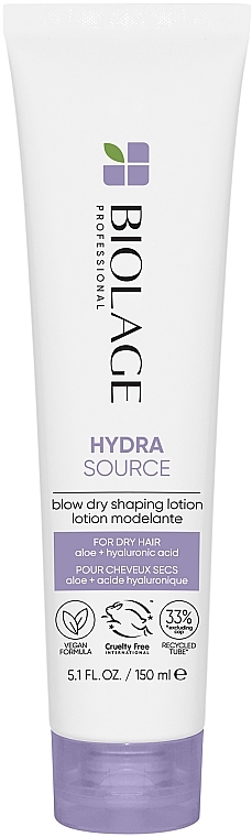 Haarstyling-Balsam - Biolage HydraSource Blow Dry Shaping Lotion — Bild N2
