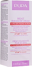 Düfte, Parfümerie und Kosmetik Creme zur Brustvergrößerung mit Volufiline, Sojabohnenextrakt und Vitamin E - Pupa Rapid Action Breast Enhancer