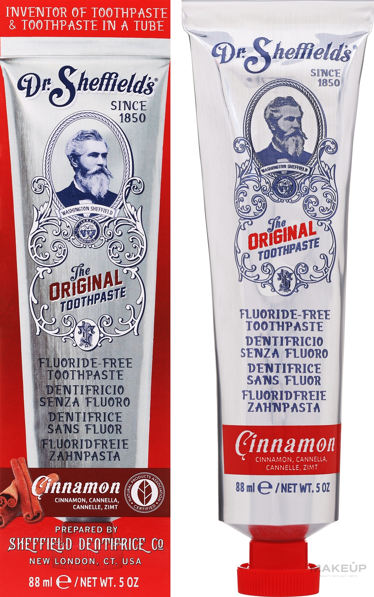 Zahnpasta mit Zimt - Dr. Sheffield's The Original Toothpaste  — Bild 88 ml