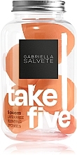 Düfte, Parfümerie und Kosmetik Make-up-Schwamm-Set 5 St. - Gabriella Salvete Blending Sponges Orange 