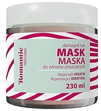 Düfte, Parfümerie und Kosmetik Regenerierende Haarmaske mit Keratin - Romantic Professional Keratin Hair Mask