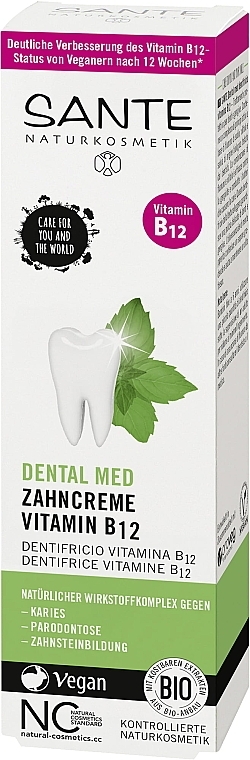 Zahnpasta - Sante Dental Med Toothpaste Vitamin B12 — Bild N2