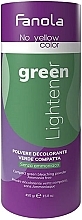 Ammoniakfreies grünes Bleichpulver für natürliches und coloriertes Haar - Fanola No Yellow Green Lightener Powder — Bild N1