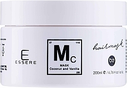 Düfte, Parfümerie und Kosmetik Haarmaske mit Kokosnuss und Vanille - Essere Hair Mask Nourishing Coconut & Vanilla