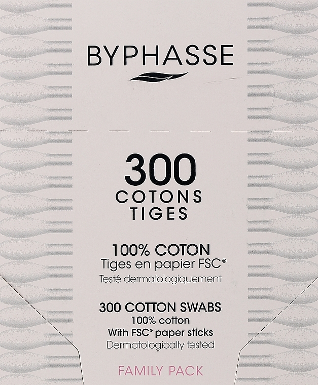 Hygienische Wattestäbchen - Byphasse Coton Tiges — Bild N1